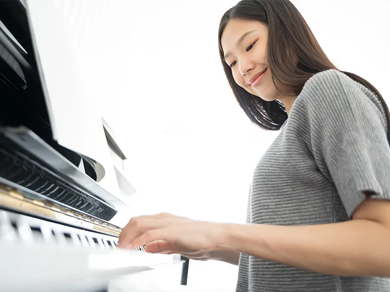 ひとりで集中できる、<br>ちょうどいい練習室。